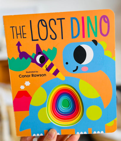 The Lost Dino - A Colourful Board Book