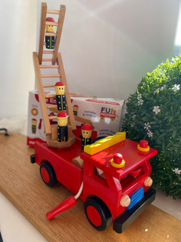 Wooden Fire Engine - Fun Factory