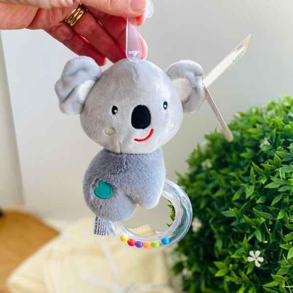 SNUGGLE BUDDY KUDDLY KOALA RING RATTLE - Koala Dream