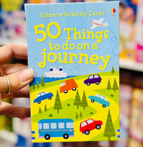 50 Things to do on a journey - Usborne Activity Cards