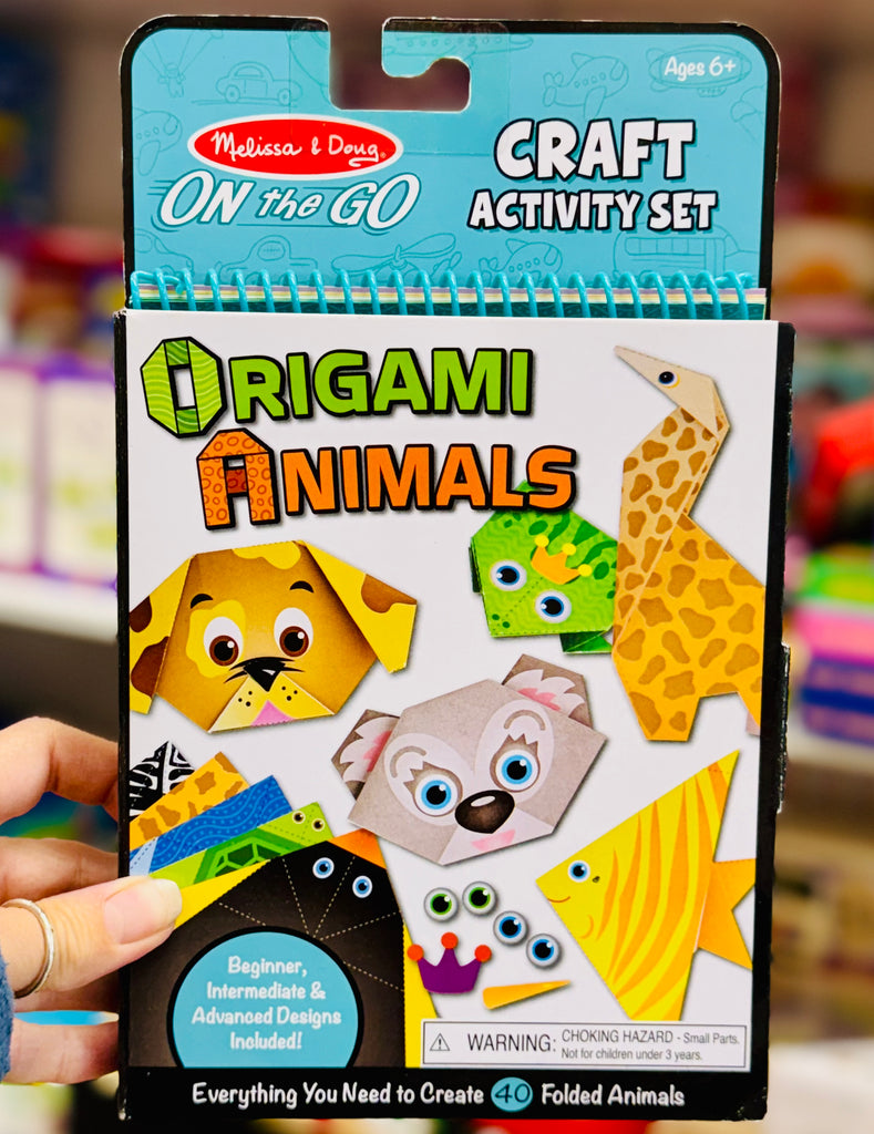 On The Go –ORIGAMI ANIMALS Craft Activity Set