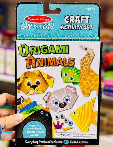 On The Go –ORIGAMI ANIMALS Craft Activity Set