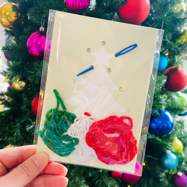 Christmas Tree Sewing Cards