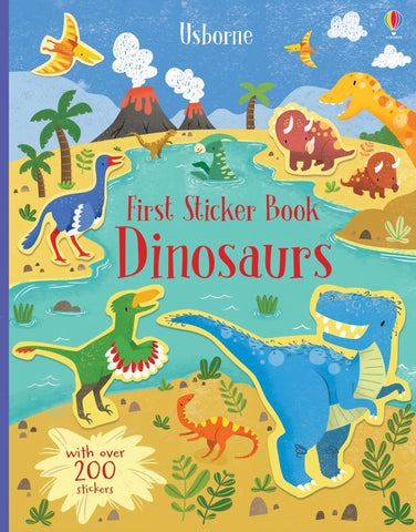 Usborne - First Sticker Book Dinosaurs JG