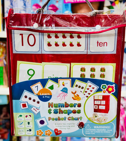 Numbers & Shapes - Pocket Chart