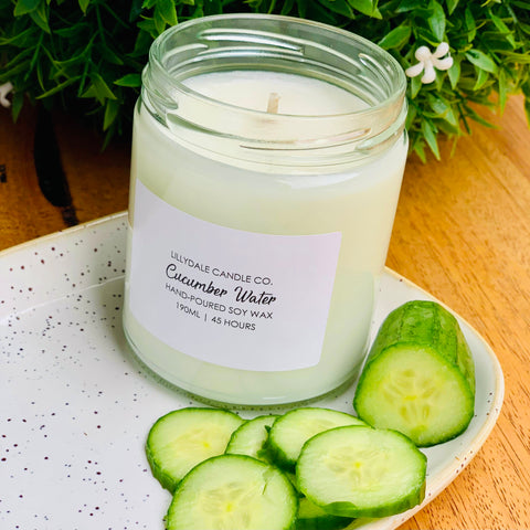 Lillydale Candle Co. - Cucumber Water - 190ml