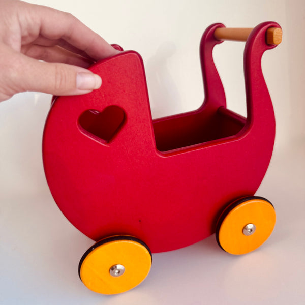 Moover Mini Dolls Pram - Red