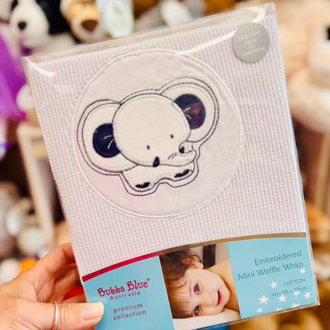 Embroidered Mini Waffle Wrap