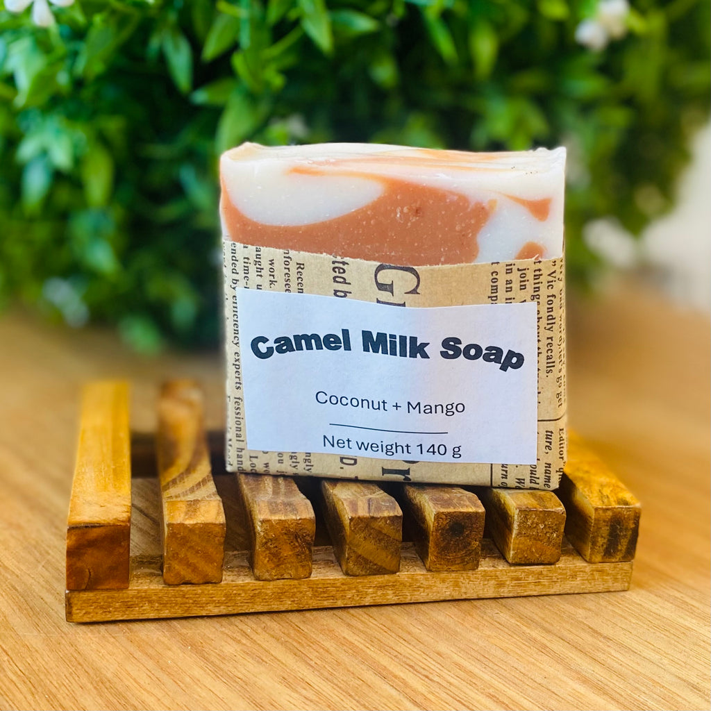 Long & Evie Mei - Coconut & Mango Camel Milk Soap 140g