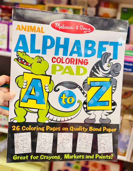 Melissa & Doug Animal Alphabet Colouring Pad