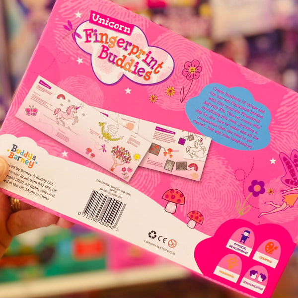 Unicorn - Fingerprint Buddies - Buddy & Barney