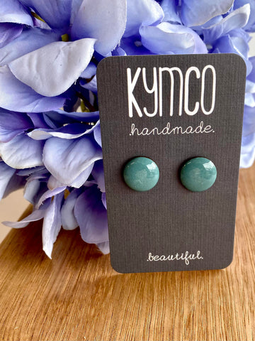 KymCo - Resin Button Stud Earrings