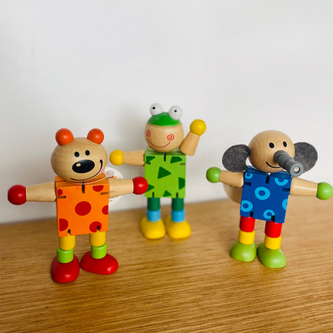Wooden Bendy Animals - Kaper Kidz