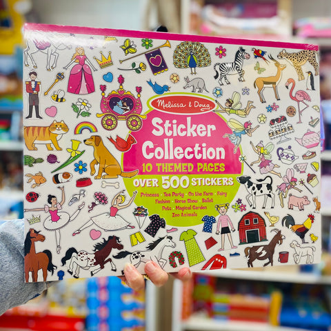 Sticker Collection 10 Themed Pages Over 500 Stickers - Melissa & Doug