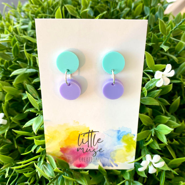 Little Muse Creations - Candy Acrylic Dangle Studs