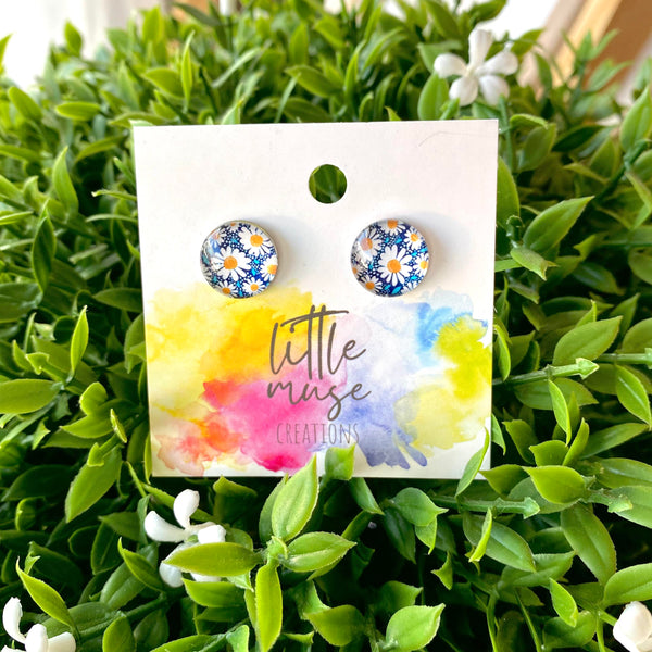 Little Muse Creations - Glass Studs