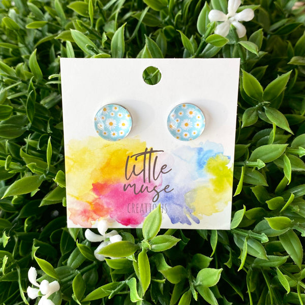 Little Muse Creations - Glass Studs