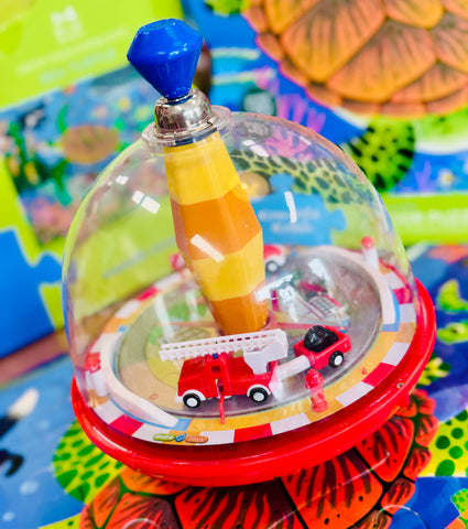 Fire Brigade - Spinning Top - Maro Toys