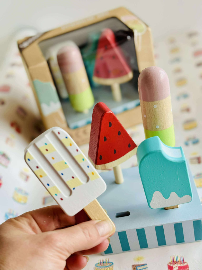 Kaper Kidz-  Wooden Popsicle Icy Pole Set