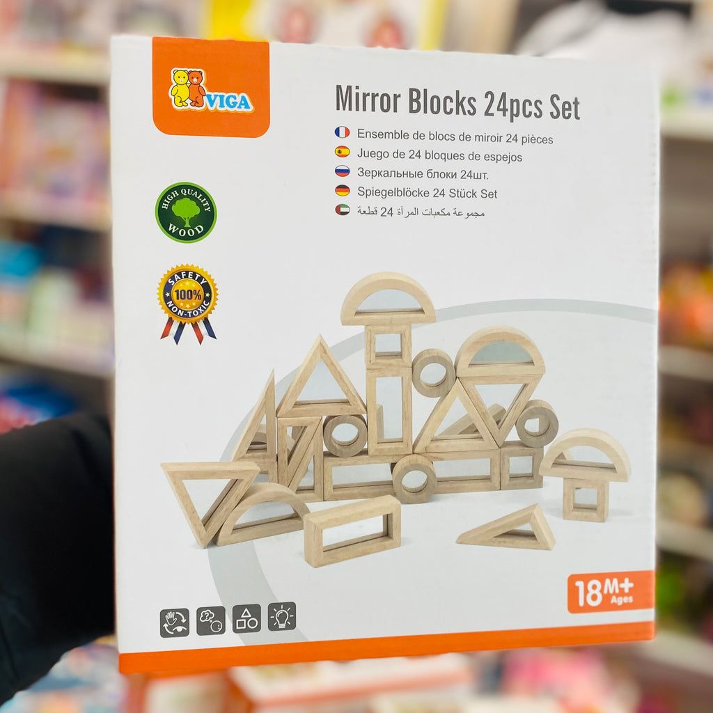 Viga - Mirror Blocks 24pc set
