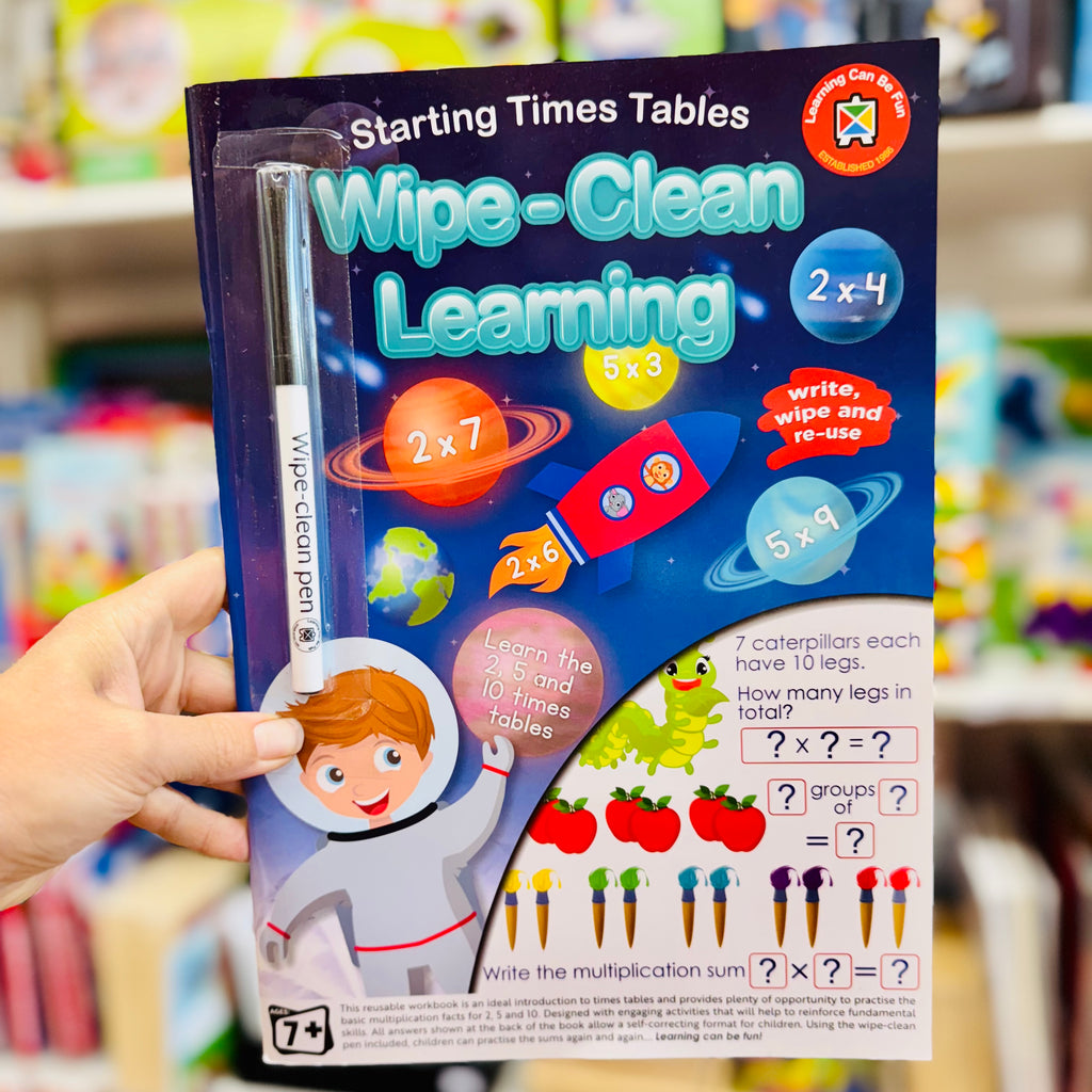 Wipe-Clean Learning - Starting Times Tables