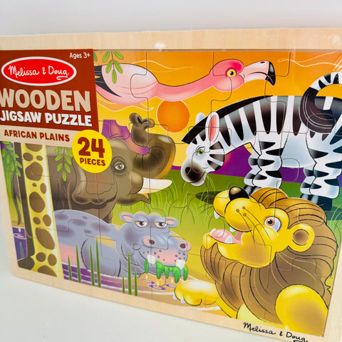 Melissa & Doug - African Plains Wooden Puzzle - 24pc