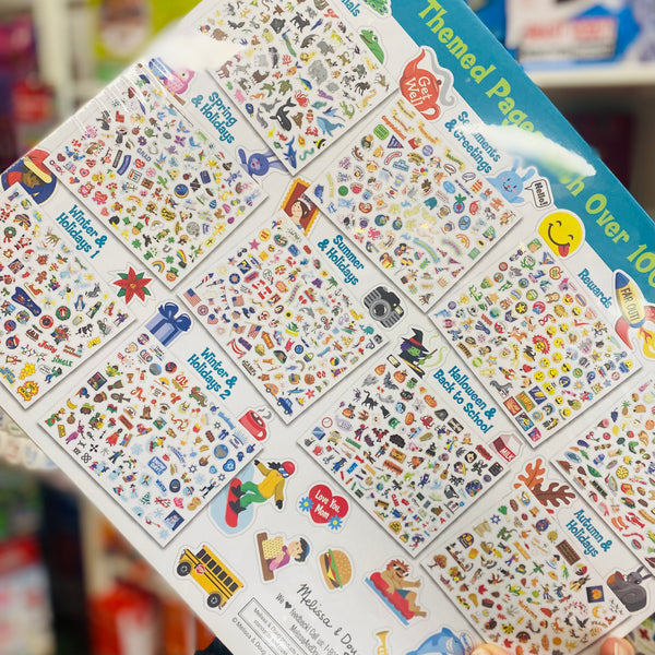 Celebrations, Seasons & More 1000 Sticker Collection Melissa & Doug
