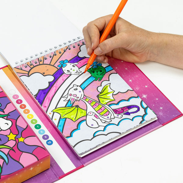 Colour by Numbers - Unicorn Dreaming