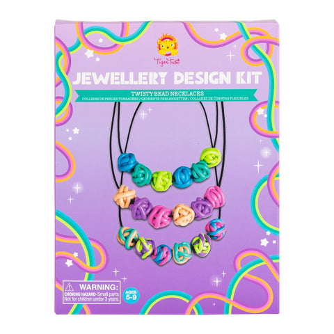 Jewellery Design Kit -Twisty Beads Necklace