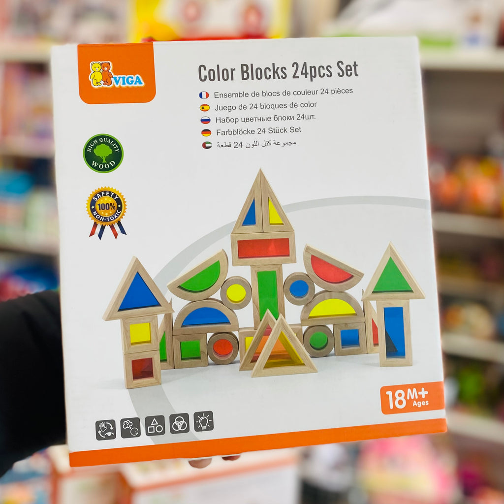 Viga - Colour Blocks 24pc sets