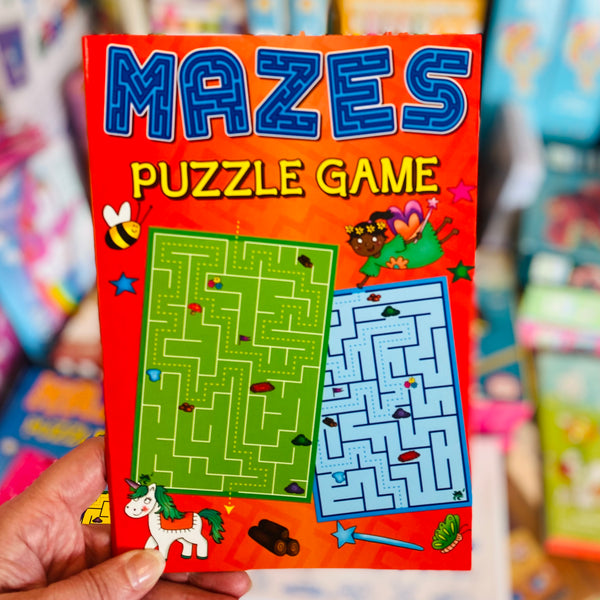 Mazes Puzzle Game Book