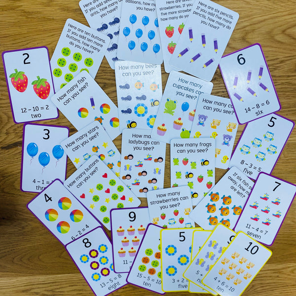 123 Flashcards - little genius Lake Press