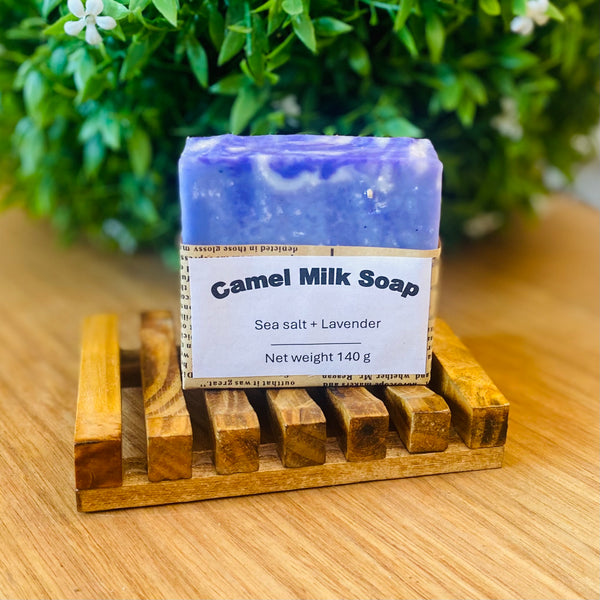 Long & Evie Mei -  Sea Salt & Lavender Camel Milk Soap 140g