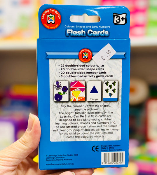 Flash Cards - Colours, Shapes and Early Numbers