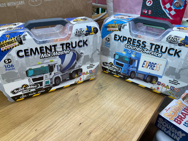 Express Truck + Cement Truck
