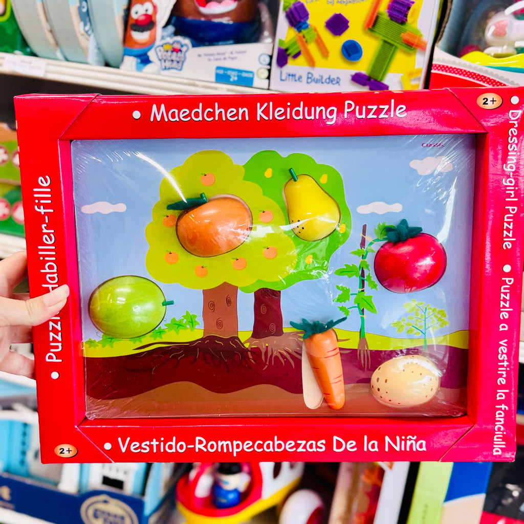 Vegetable Puzzle Maedchen