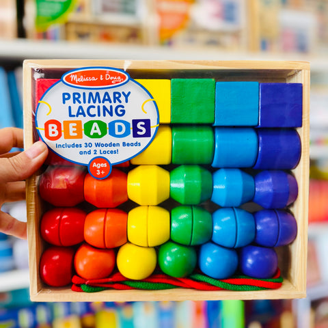 Melissa & Doug Primary Lacing Beads