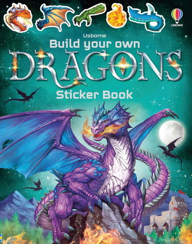 Usborne - Build your own Dragon Sticker Book JG