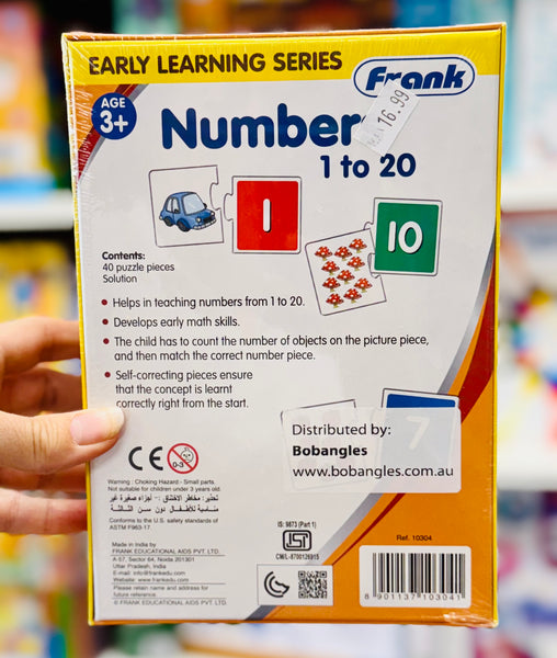 Numbers 1 to 20 - Frank