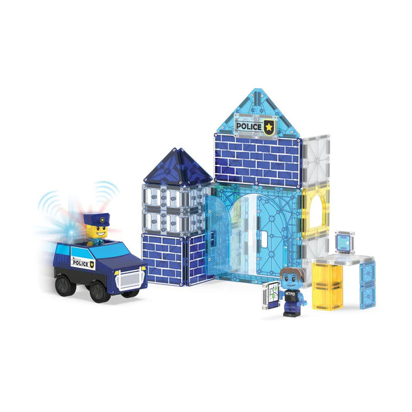 MAGNA-TILES - POLICE STATION - 35 PIECE - PRE ORDER