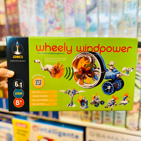 Johnco - Wheely Windpower 6 in 1 Wind-Powered Robot