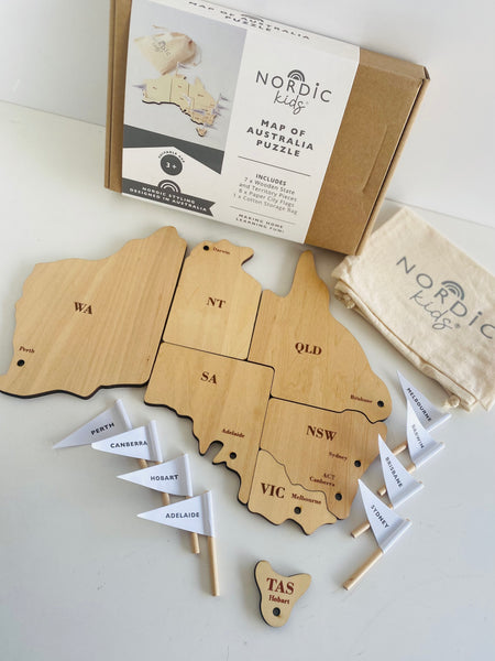 Nordic Kids - Map of Australia Puzzle