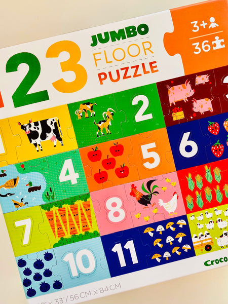 Let's Learn Puzzle 36pc - Barnyard 123