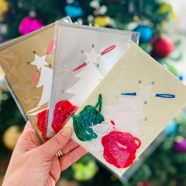 Christmas Tree Sewing Cards
