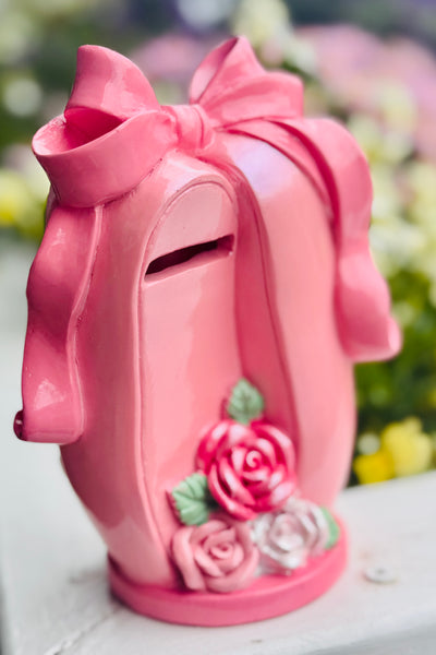 Ballet Money Box - Pink Poppy