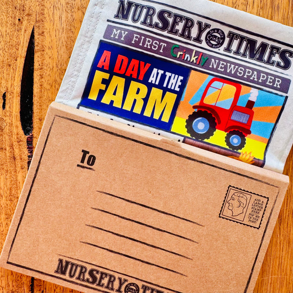 Nursery Times Crinkly Newspaper - A Day at the Farm