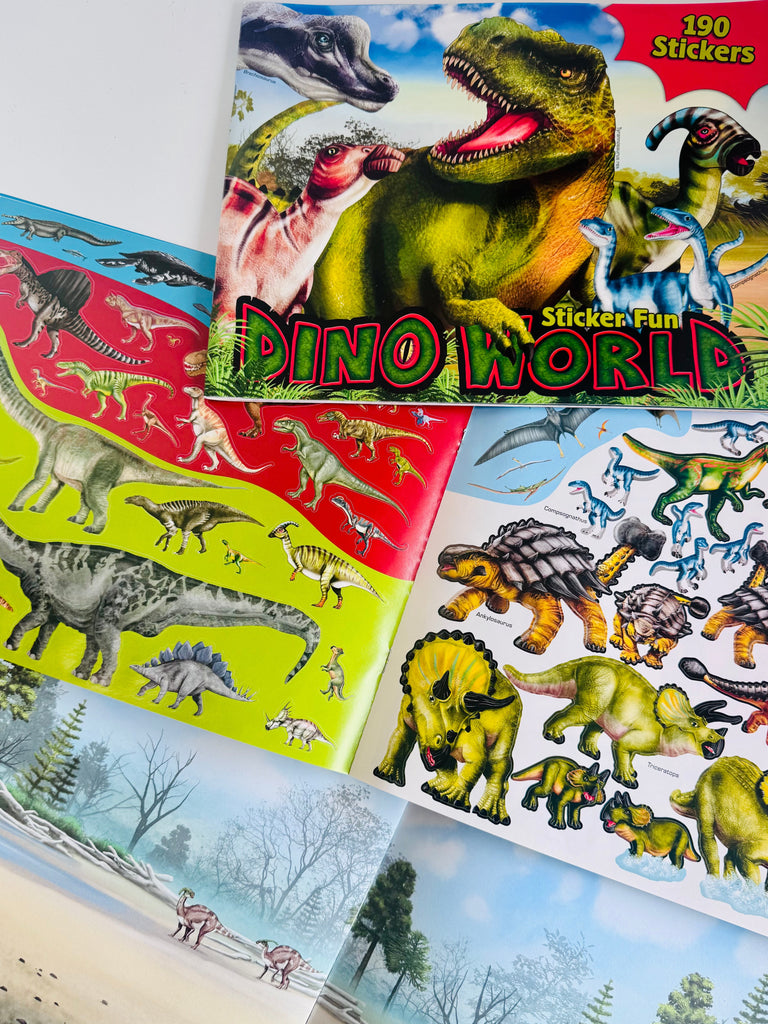 Dino World Sticker Fun – 190 Dinosaur Stickers & Activity Scenes
