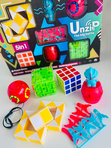Unzip the Big Battle Puzzle Kit