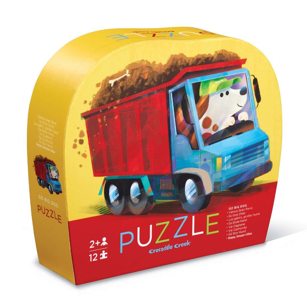 Mini Puzzle 12pc - Go Big Dog