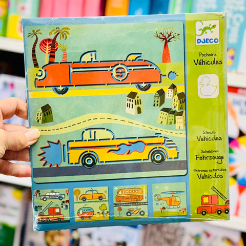 Vehicle / Traffic Stencils - Djeco